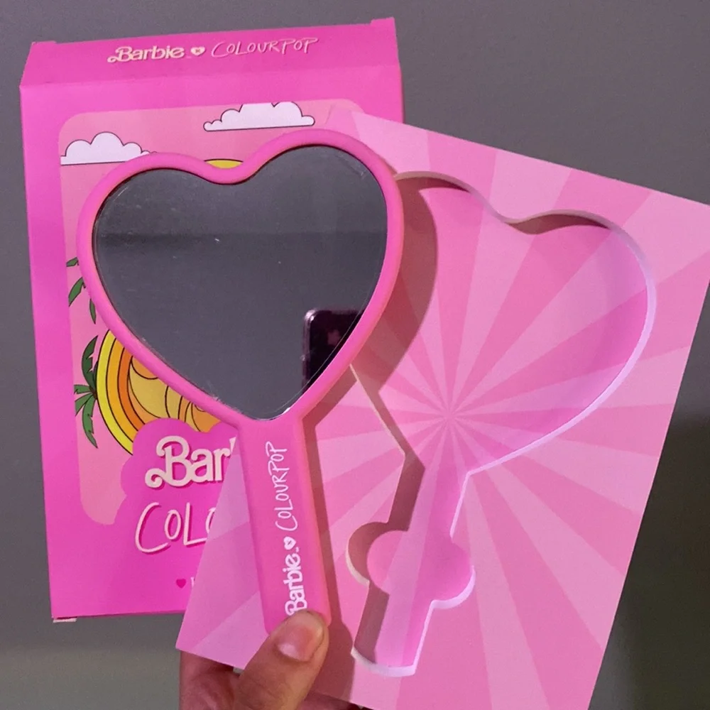 BarbiexColourpop handheld mirror